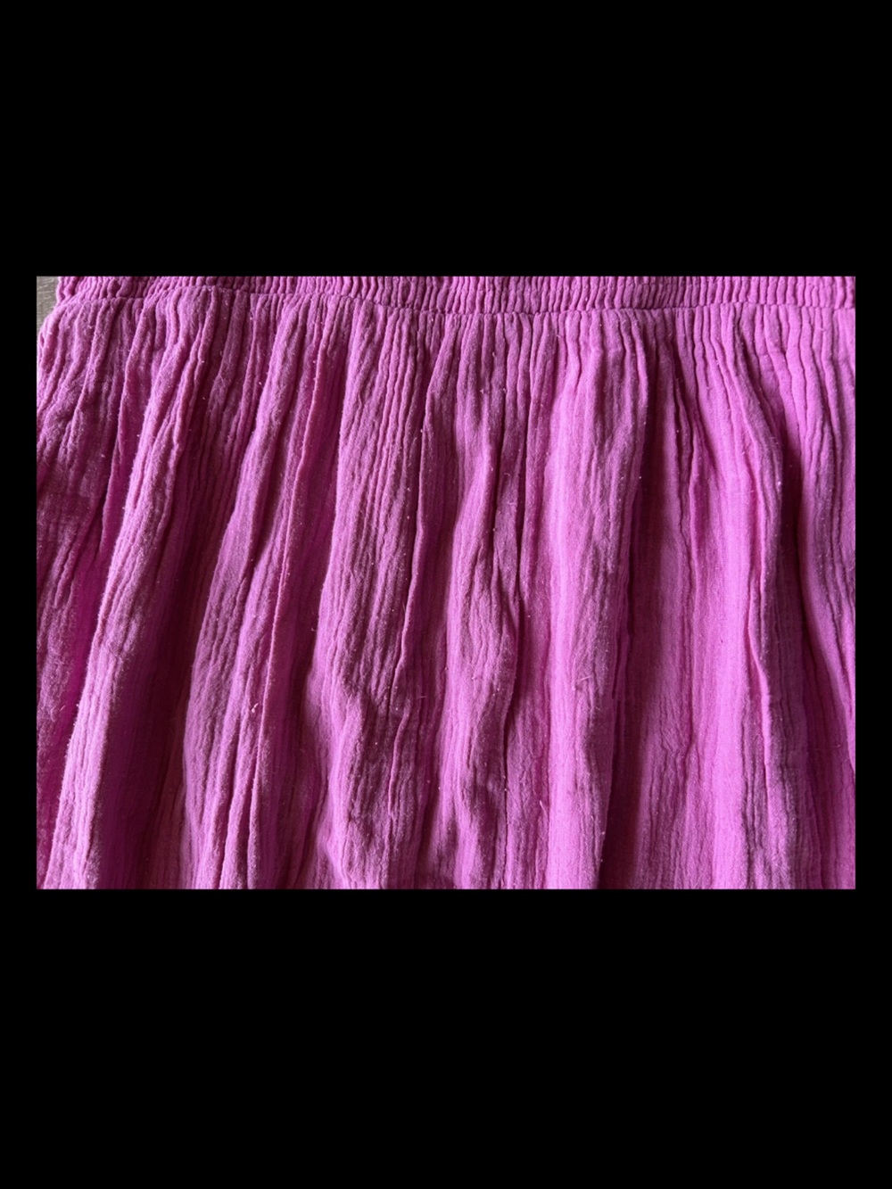 ▶️ Kaviva Women’s 0X Pink Gauze Maxi Dress Smocked Tiered Boho NWT - Picture 6 of 10